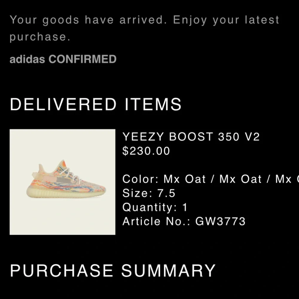 Adidas Yeezy Boost 350 V2 in Mx/Oat Size 7.5
